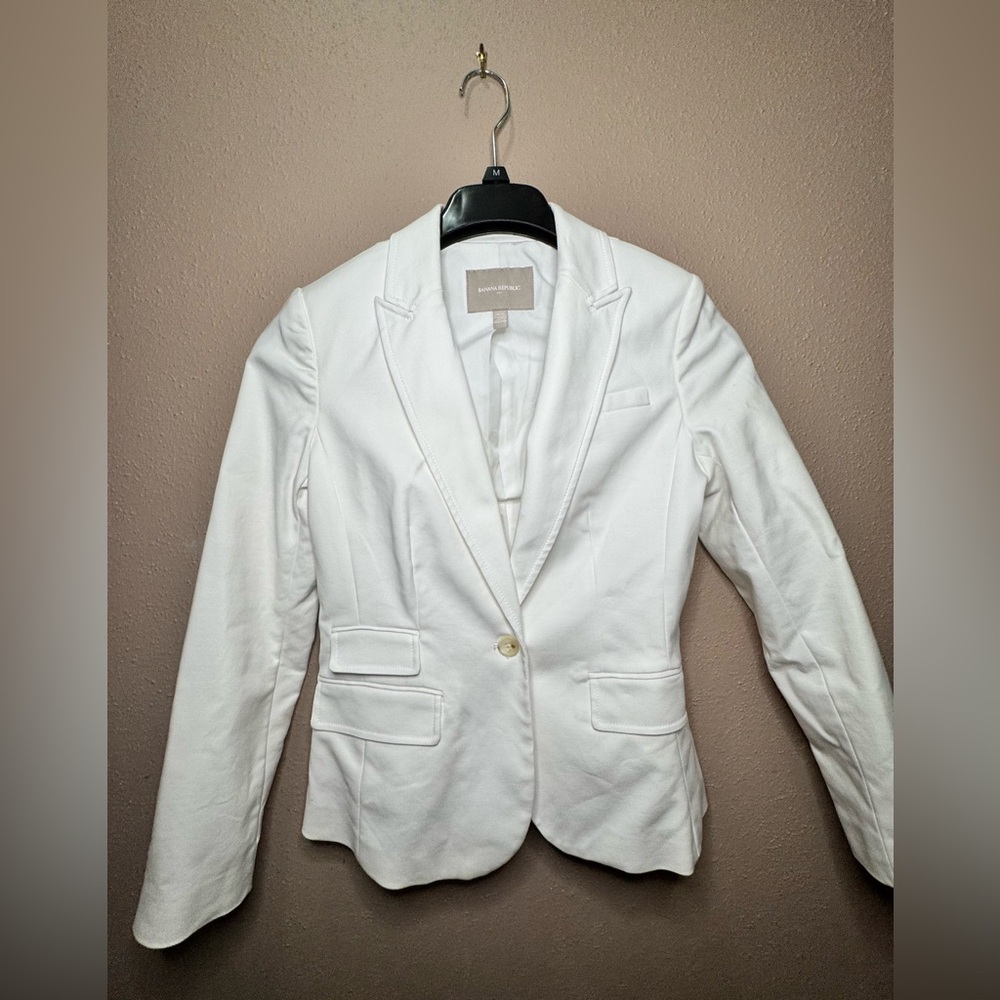 Banana Republic Factory Women's Cream Blazer
